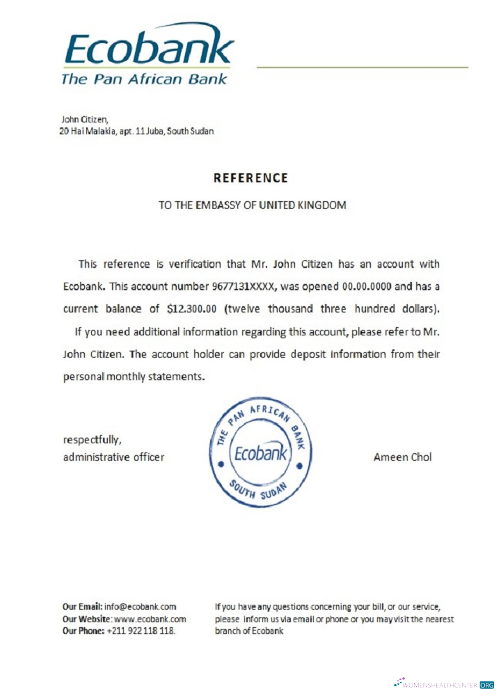 Download South Sudan Ecobank reference Photoshop template